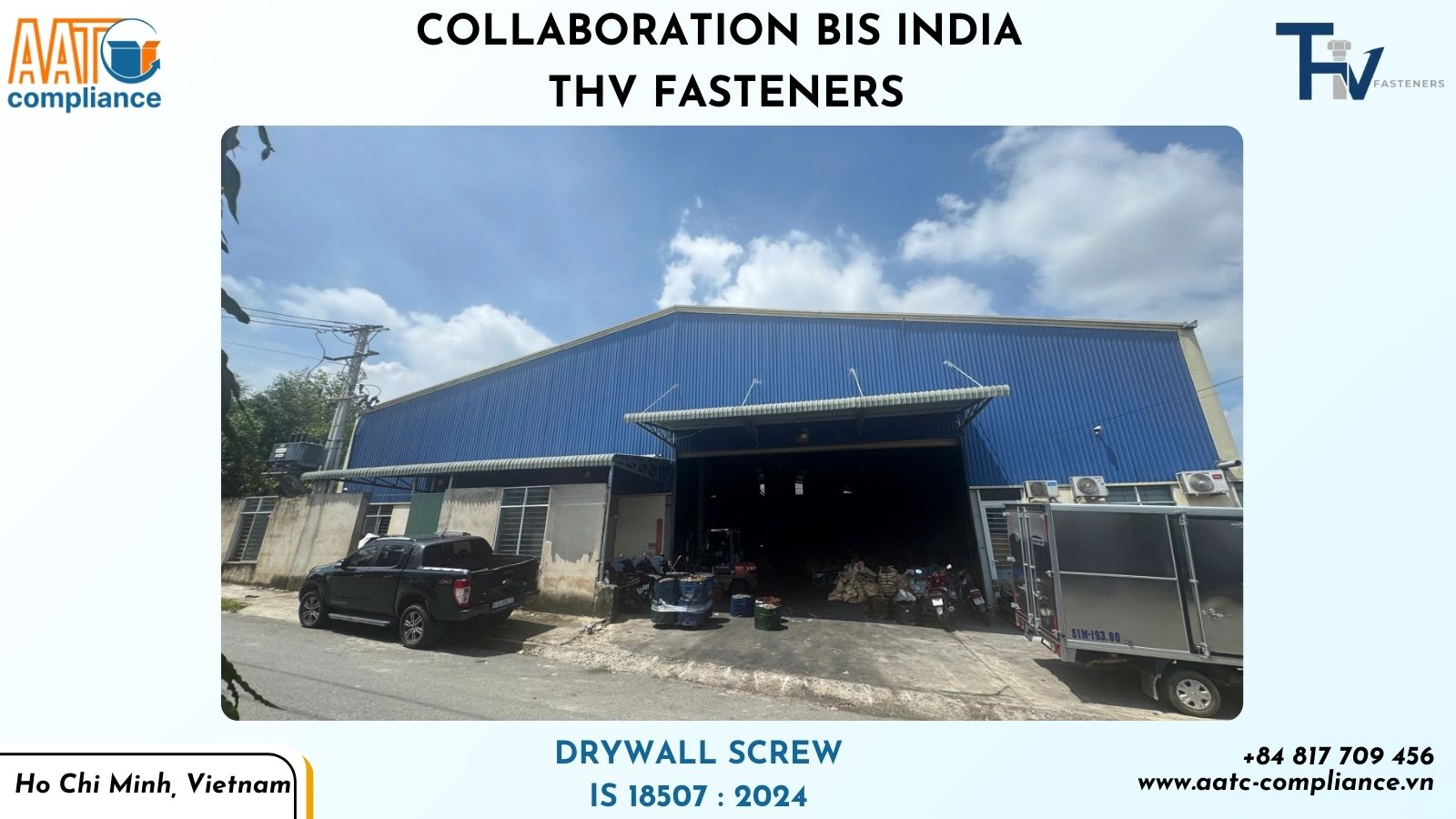 Full-width photo of THV Fasteners Factory Facade/Entrance