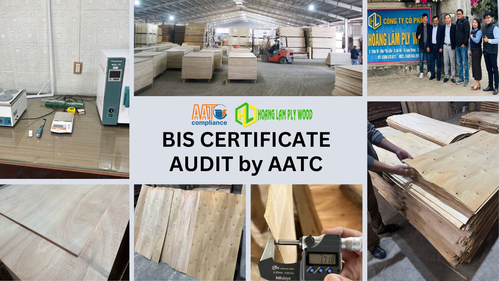 Hoang Lam Plywood Audit BIS Certificate by AATC 