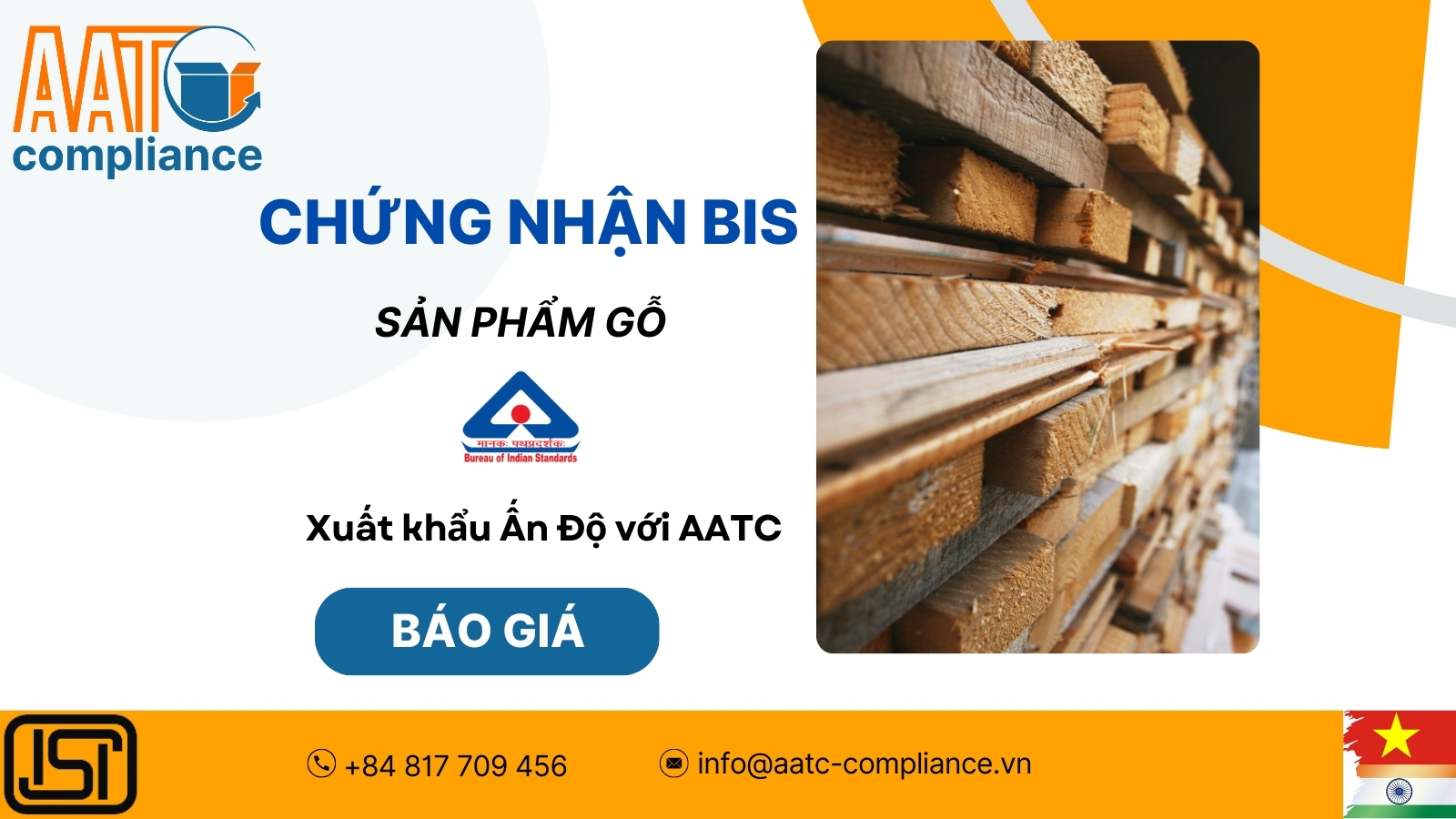 AATC Compliance - BIS Certification Consultant chứng nhận BIS Ấn Độ hay Chứng chỉ BIS cho ngành gỗ, ván ép